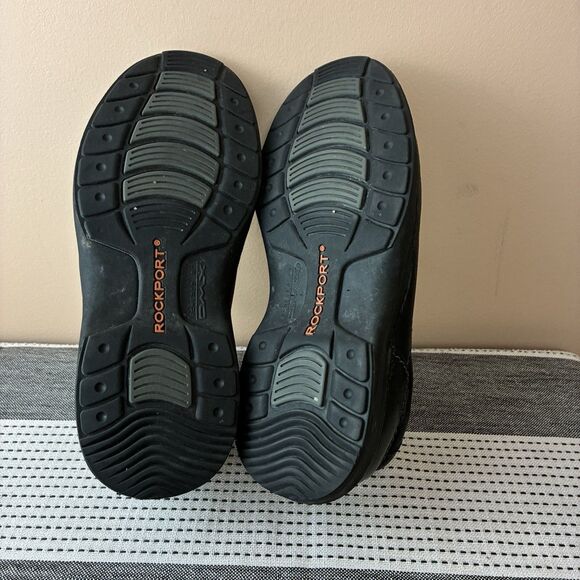 Rockport Mens Black Leather Shoes Lock Laces Size 7.5 M main image 8
